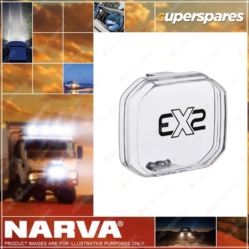 Narva Clear Lens Cover to suit 3" Double Row EX2 EX2R Light Bar Lighting