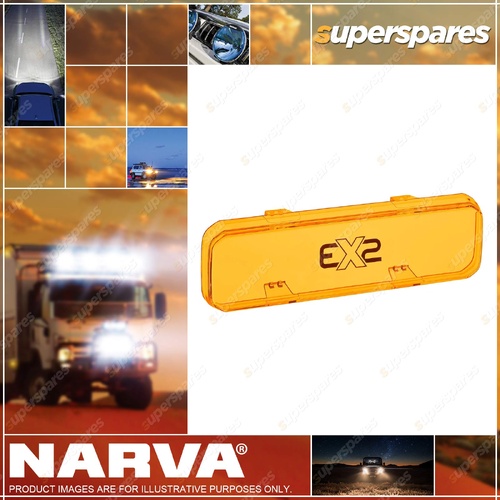 Narva Amber Lens Cover to suit 10" Double Row EX2 EX2R Light Bar Lighting