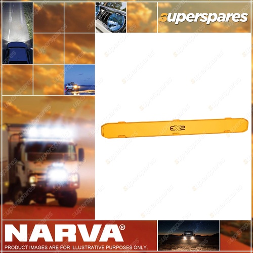 Narva Amber Lens Cover to suit 20" Single Row EX2 EX2R Light Bar Lighting