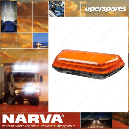 Narva Brand 10-80V Aerotech LED Light Box (Amber Lens) Permanent Mount