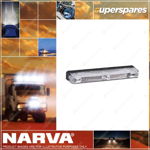 Narva 12 / 24V LED Warning Lamp / Light Blue 3 x 1W LEDs With 12 Flash Patterns