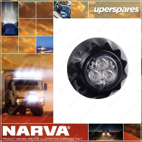 Narva 12 / 24V High Powered LED Warning Light (Blue) - 3 x 1W LEDs
