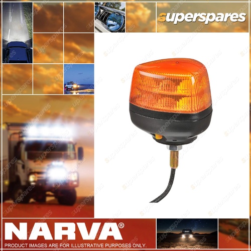 Narva 10-33V "AEROTECH" Short LED Strobe/Rotator Flange Base Single Bolt Strobe