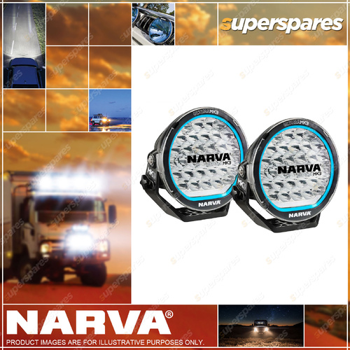 Narva 9-33V High Powered Ultima Mk3 215 LED Driving Lights Kit - Hybrid Beam