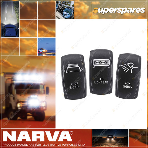 Narva Switch Cover Actuator Panel - Roof Lights / LED Light Bar / Aux Lights