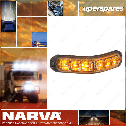 Narva 12 / 24V Flexible Perimeter Dual Colour Warning Light - Amber / Green