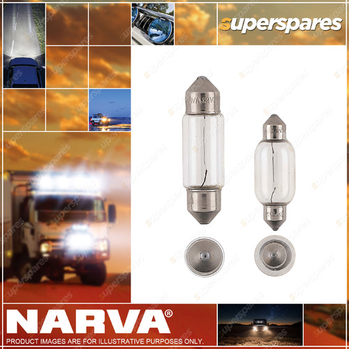 Narva Festoon Globes 12 Volt 5W and 21W SV8-5.8 11x36mm 15x41mm 2 Boxes of 10