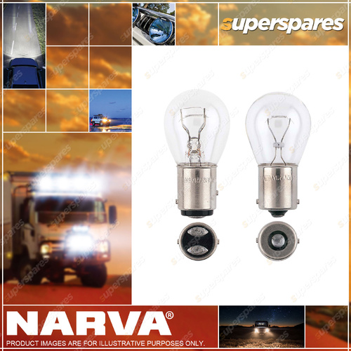 Narva Stop Tail & Indicator Globes 12V 21W 5W S-25mm 2 Boxes of 10