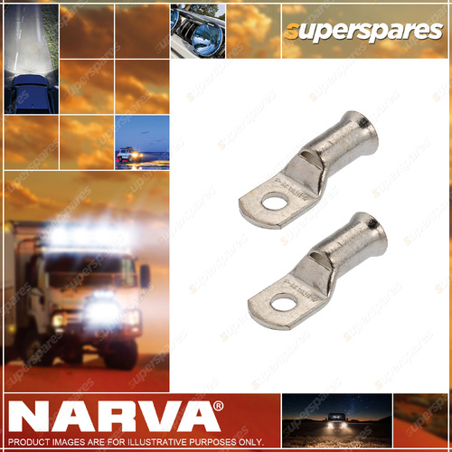 Narva Battery Cable Lugs Eyelet 6.9mm 8 & 10 Stud 25mm2 3 B&S 2 Packs of 10