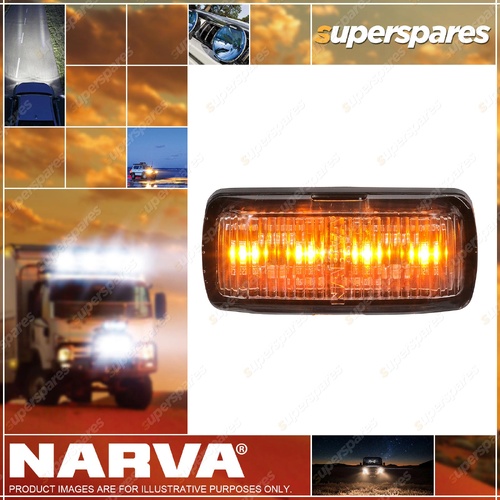 Narva 10-33V LED Front End Outline Marker Lamp Light Amber with 0.5m Cable