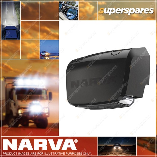Narva 9-33V LED Licence Plate Lamp with Black Base and 2.5m Cable