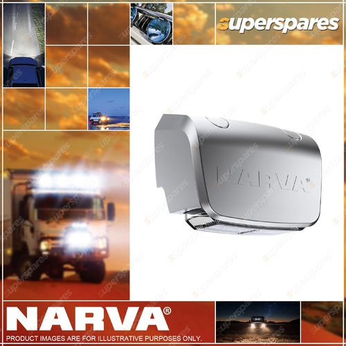 Narva 9-33V LED Licence Plate Lamp with Chrome Base and 0.5m Cable