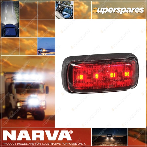 Narva 9-33V LED Rear End Outline Marker Red w/ 0.5m Cable and Deutsch Connector