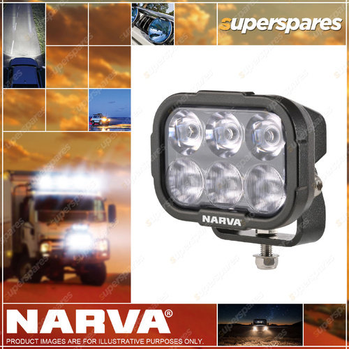Narva 9-33 Volt Heavy-Duty LED Work Lamp 6 x 8W - Hybrid Beam Ultra Compact