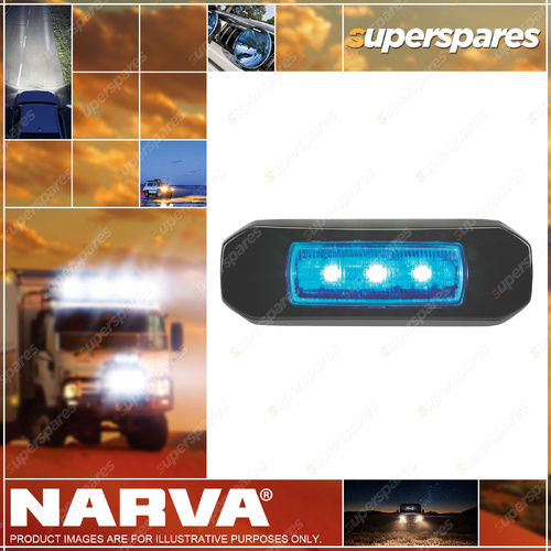 Narva 9-33 Volt LED Courtesy Lamp Blue/White - Fully Sealed and Waterproof