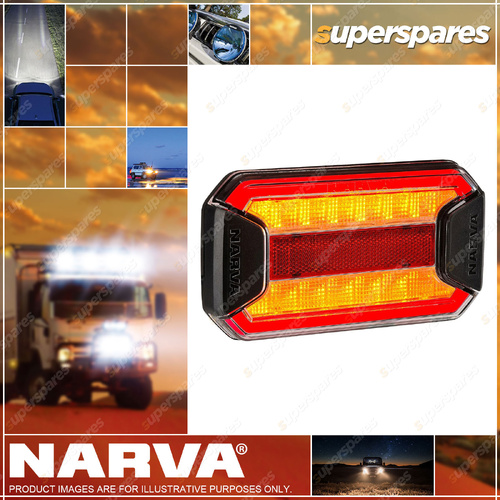 Narva 9-33V LED Rear Indicator and Tail Lamp With In-Built Reflector Clear Lens