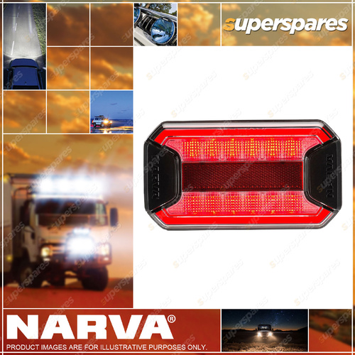 Narva 9-33V LED Stop/Tail Lamp With In-Built Reflector Clear Lens and 0.5m Cable
