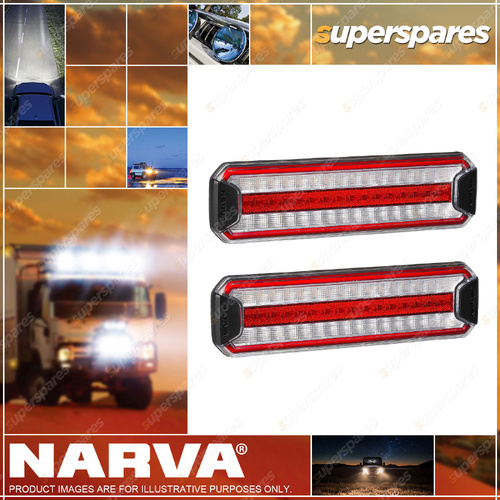 Narva 12V LED Stop/Tail Sequential Direction Reverse Lamps Pack of 2