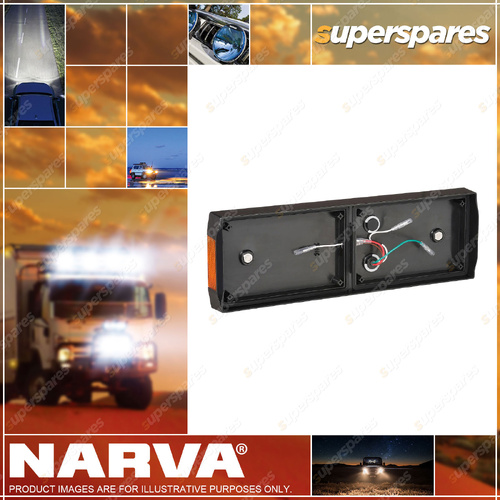 Narva 9-33V LED Rear Direction Indicator Stop/Tail - 0.5m Cable Black Housing