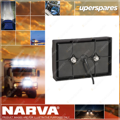 Narva 9-33V LED Rear Direction Indicator - Amber 0.2M Cable Black Housing Caps
