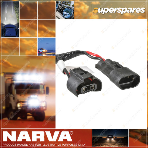 Narva High Beam Adaptor Harness for Toyota Hilux Vehicles with HB3 Globe