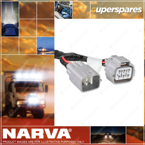 Narva High Beam Adaptor Harness with Plug & Play Design Suitable for Mazda BT-50
