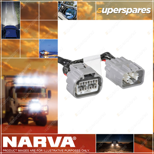 Narva High Beam Adaptor Harness Suitable for Mitsubishi Triton MQ 2015-2018