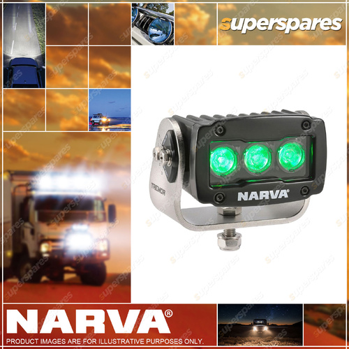 Narva Tremor 3 LED Heavy-Duty Drift Strobe Projects Light - Colour Green