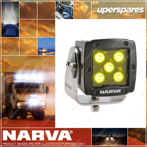 Narva Tremor Yellow 5 LED Heavy-Duty Work Lamp with Anti-Glare Technology