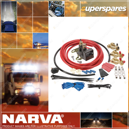 Narva Voltage Sensing Relay Kit C100A 12V Rated Specification - VSR100K