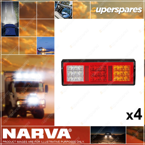 Narva 9-33V Model 82 Led Rear Twin Stop/Tail Direction Indicator Bulk Pack of 4