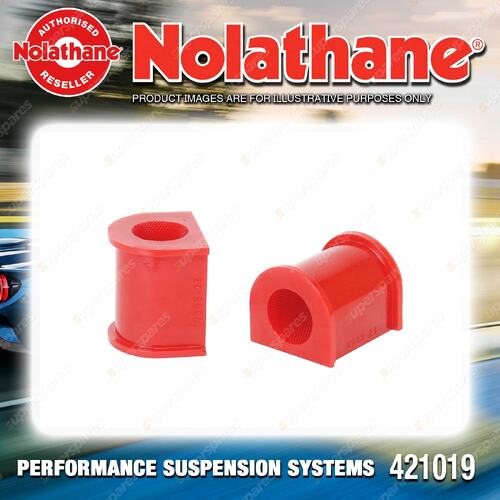 Nolathane Front Sway Bar Mount Bushing Kit 23mm for Ford Maverick UDS UNS 93-98