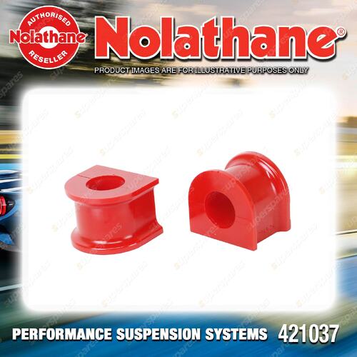 Nolathane Front Sway Bar Mount Bushing Kit 26mm for Vauxhall VXR8 E Series 07-13