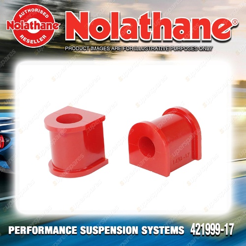 Nolathane Front Sway Bar Mount Bush 17mm for Mazda E-Series RX-7 SA Series 1 2 3