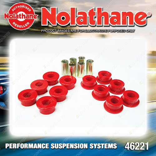 Nolathane Rear Control Arm Lower Inner Outer Bush for Subaru Legacy Liberty BC