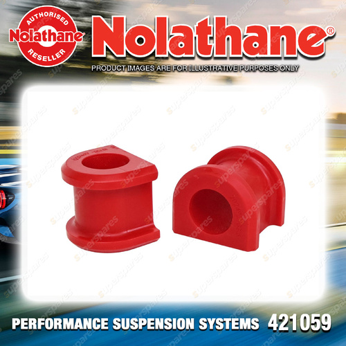 Nolathane Front Sway Bar Mount - Bush Kit 33.5mm for Mitsubishi Triton MV 23-On