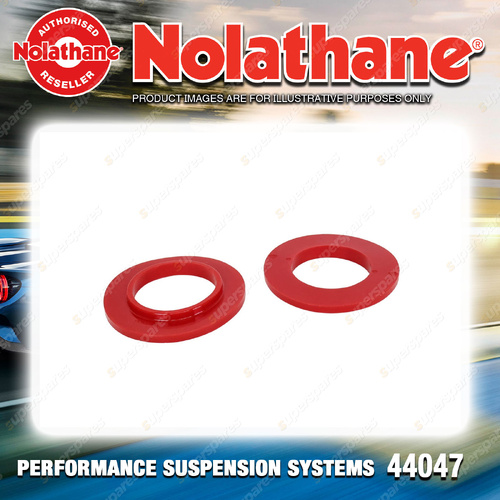 Nolathane Front Coil Spring Pad Upper Bush Kit for Toyota Landcruiser Prado 250