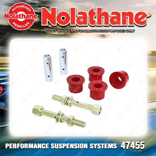 Nolathane Rear Leaf Spring Front Eye Bush & Pin Kit for Mitsubishi Triton ML MN