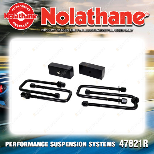 Nolathane Rear Lift Kit - Spacer Block for Nissan Navara D40 4WD 2005-2015