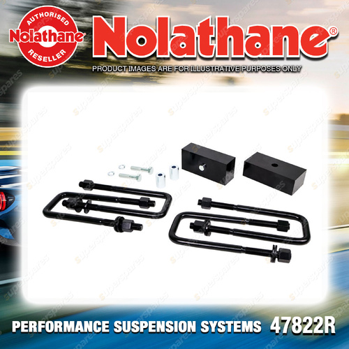 Nolathane Rear Lift Kit - Spacer Block for Foton Tunland P201 4WD 2012-On
