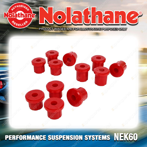 Nolathane Rear Leaf Spring - Bush Kit for Toyota Landcruiser 74 76 78 79 99-On