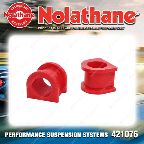 Nolathane Front Sway Bar Mount Bushing Kit 28mm for Ford Ranger PJ PK 4WD 06-11