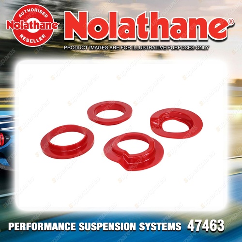 Nolathane Rear Coil Spring Pad - Bushing Kit for Mitsubishi Pajero NM NP NS - NX