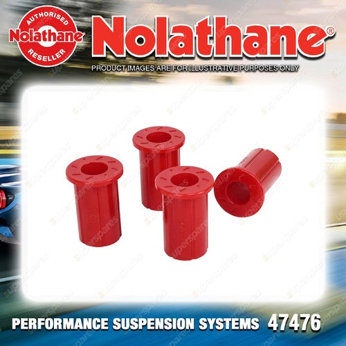 Nolathane Rear Leaf Spring - Shackle Bushing Kit for Mazda BT-50 TFS RG04 20-On