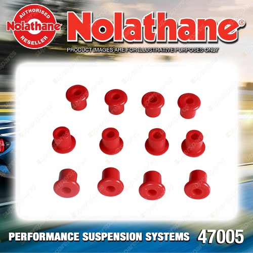 Nolathane Front Leaf Spring - Bushing Kit for Mahindra Pik-Up 4WD RWD 2007-2017