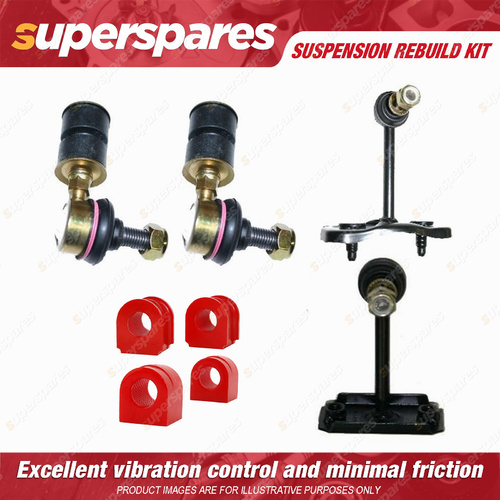 Front & Rear Sway Bar Link + Sway Mount Bushes Rebuild kit for NISSAN MAXIMA J30