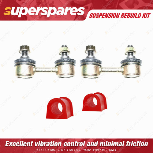 Front Sway Bar Link + 20mm Sway Mount Bushes kit for MITSUBISHI MAGNA TR TS 4CYL