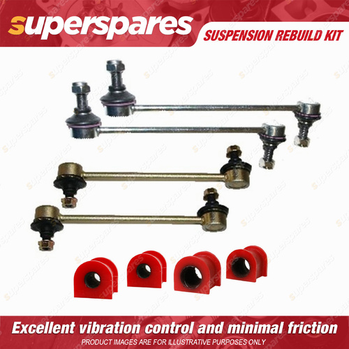 Front & Rear Sway Bar Link + Sway Mount Bushes kit for TOYOTA VIENTA VCV10