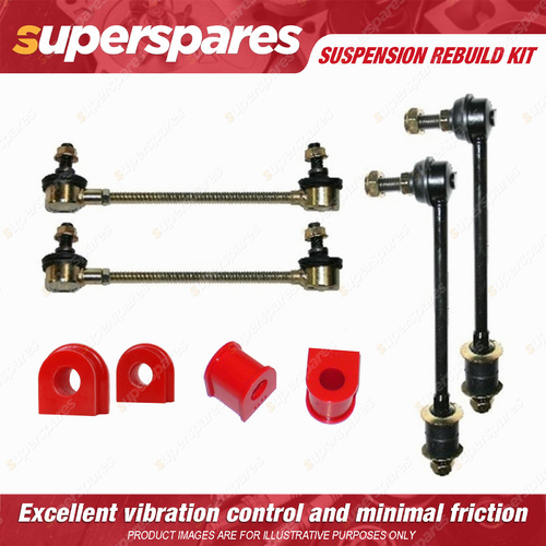 Front & Rear Sway Bar Link + Sway Mount Bushes kit for NISSAN PATHFINDER R50