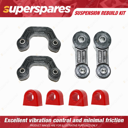 Front & Rear Sway Bar Link + Mount Bushes kit for SUBARU LEGACY LIBERTY BD BG